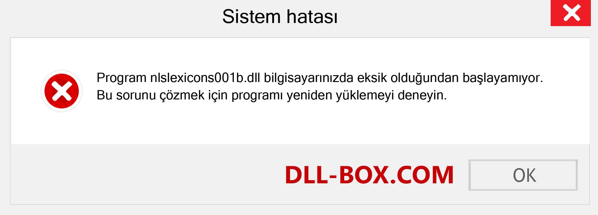 nlslexicons001b.dll dosyası eksik mi? Windows 7, 8, 10 için İndirin - Windows'ta nlslexicons001b dll Eksik Hatasını Düzeltin, fotoğraflar, resimler